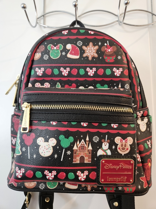 Loungefly Handbags - Disney Parks Loungefly Black Holiday Sweets Mini Backpack